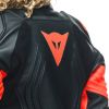 Dainese RACING 4 dámská sportovní kožená bunda černá/fluo-červená vel.44